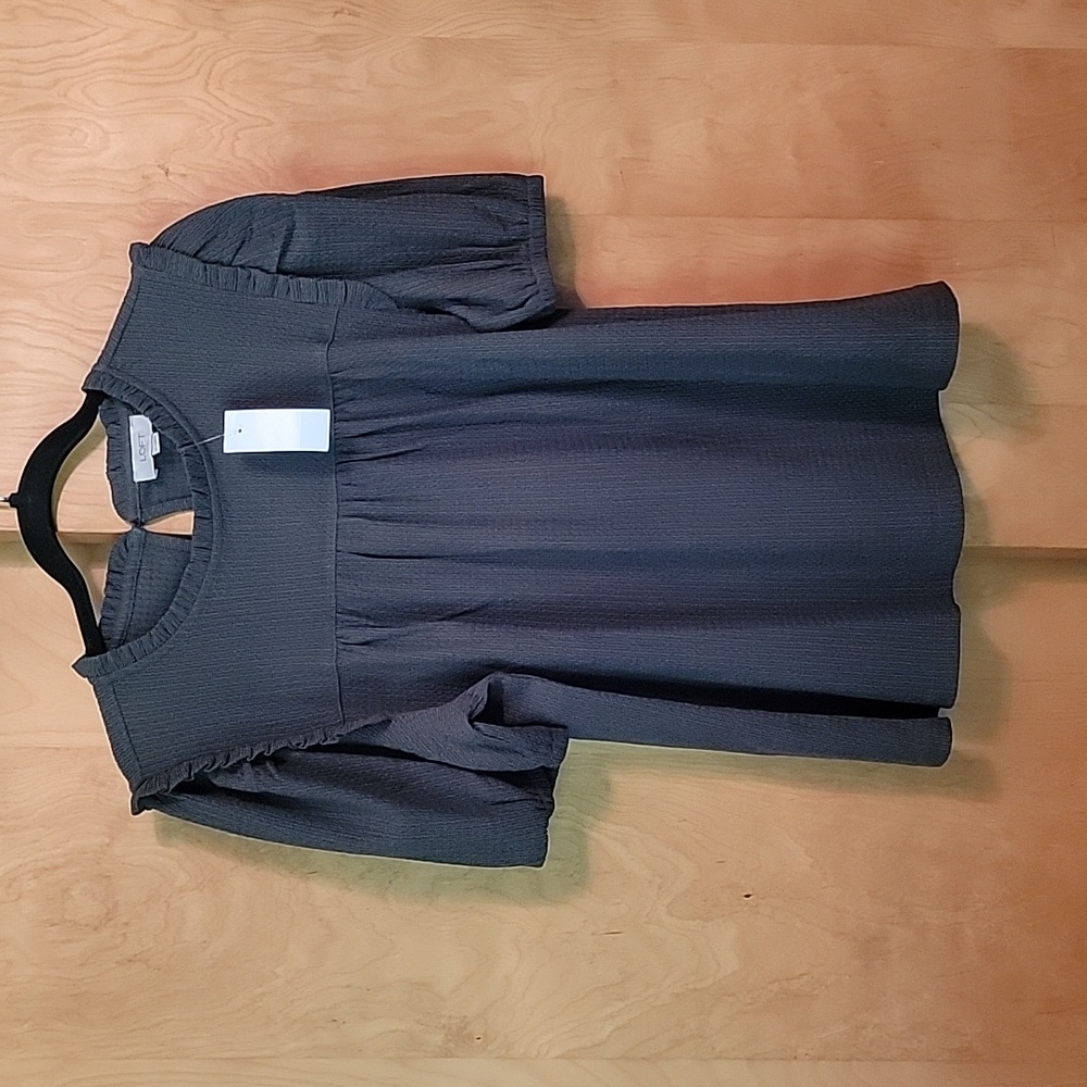 Loft Outlet Green Short Sleeve Shirt - Picture 9 of 9